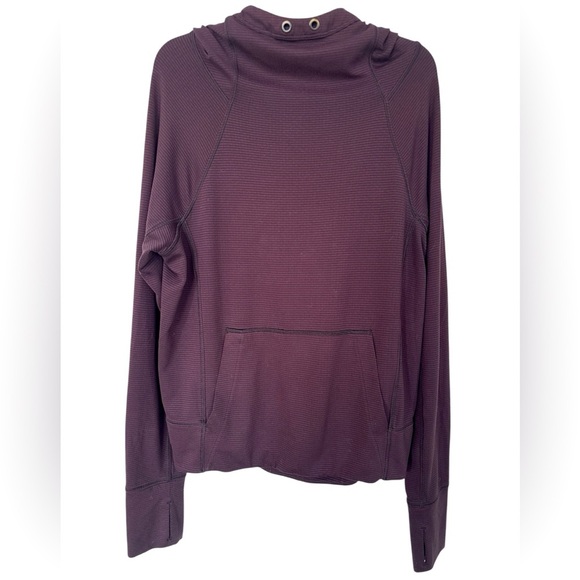 Athleta Heavenly Hail Striped Pullover Hoodie Size Medium, Thumb holes - Picture 1 of 5